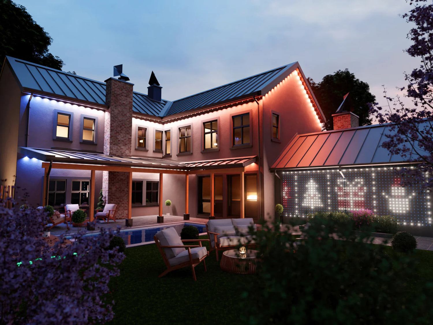 Outdoor Christmas lights3