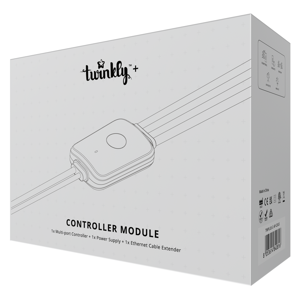 Twinkly Plus Controller, 4 Ports, Wi-Fi, Ethernet