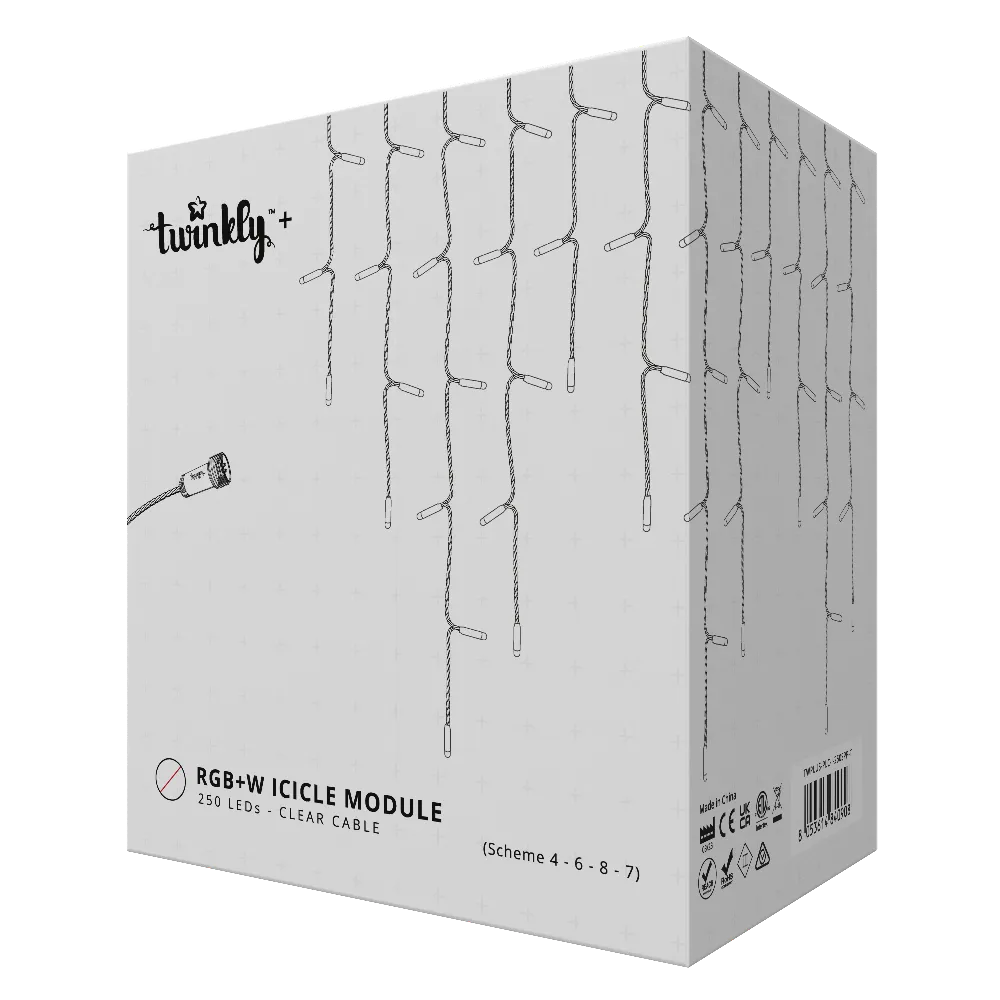 Twinkly Plus Icicle 250 LED RGBW 12.5m