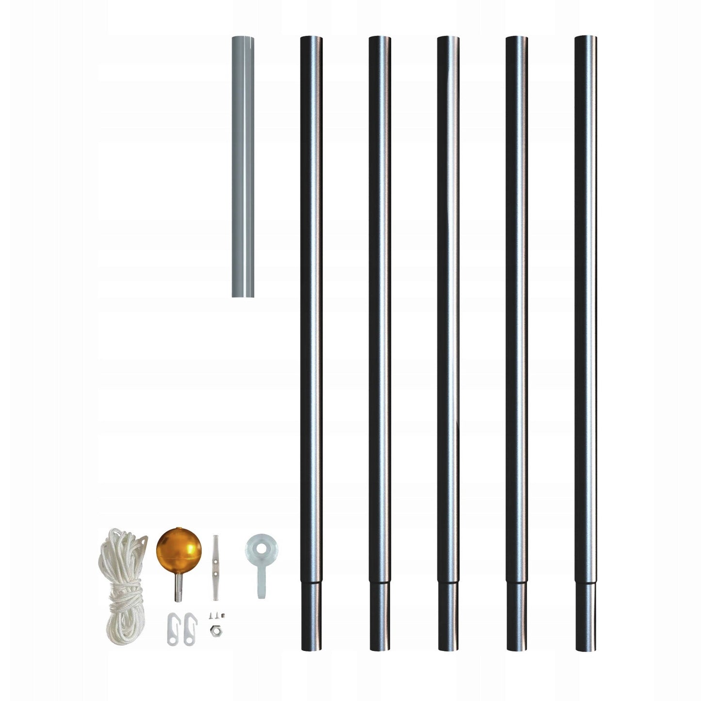 Twinkly Light Tree 3D Pole 6m Black