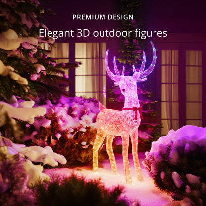 Twinkly 3D Reindeers Deer
