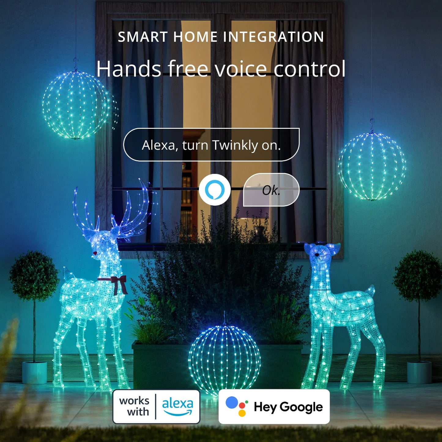 Twinkly 3D Reindeers Deer