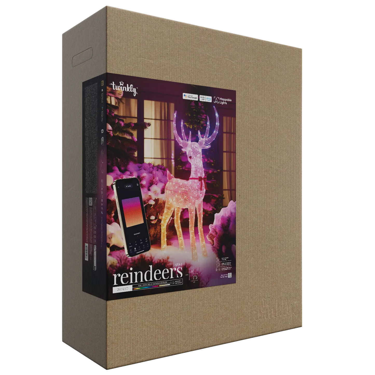 Twinkly 3D Reindeers Deer