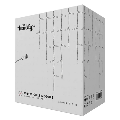Twinkly Plus Icicle 250 LED RGBW 12.5m